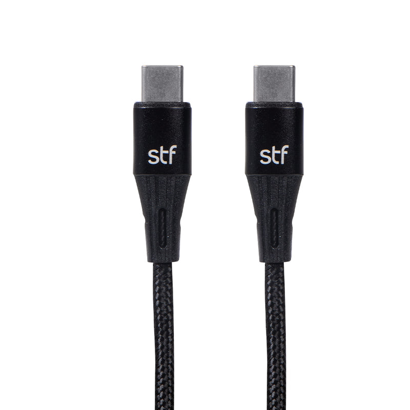 Cable para celular | STF Tipo C - Tipo C | Carga ultra rápida 1.8 m