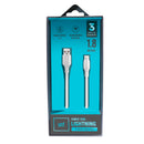 Cable USB a Lightning 1.8m Carga Rápida 2A Transferencia Datos Blanco