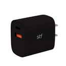 Cargador Pared 12W Doble Salida Carga Rápida 2.4A Tipo C + USB