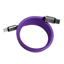 Cable Magnético STF Tipo C a Tipo C: Carga Rápida, 65W,  Transferencia de datos, Morado