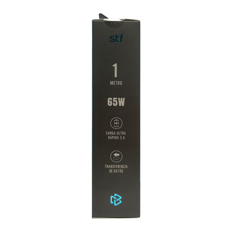 Cable Magnético STF Tipo C a Tipo C: Carga Rápida, 65W,  Transferencia de datos, Azul