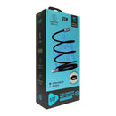 Cable Magnético STF Tipo C a Tipo C: Carga Rápida, 65W,  Transferencia de datos, Negro