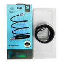 Cable Magnético STF Tipo C a Tipo C: Carga Rápida, 65W,  Transferencia de datos, Negro