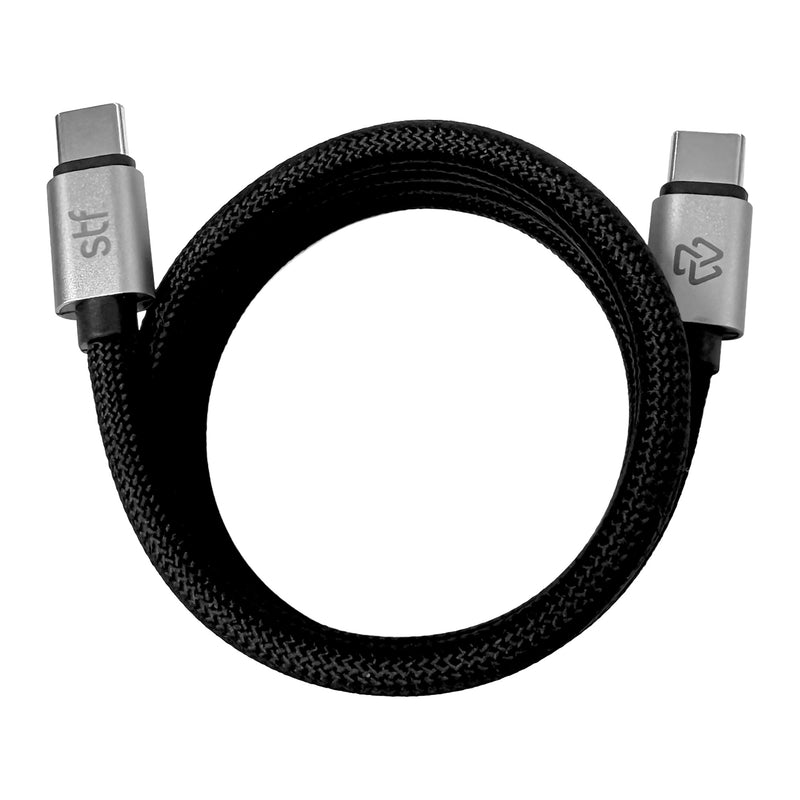 Cable Magnético STF Tipo C a Tipo C: Carga Rápida, 65W,  Transferencia de datos, Negro