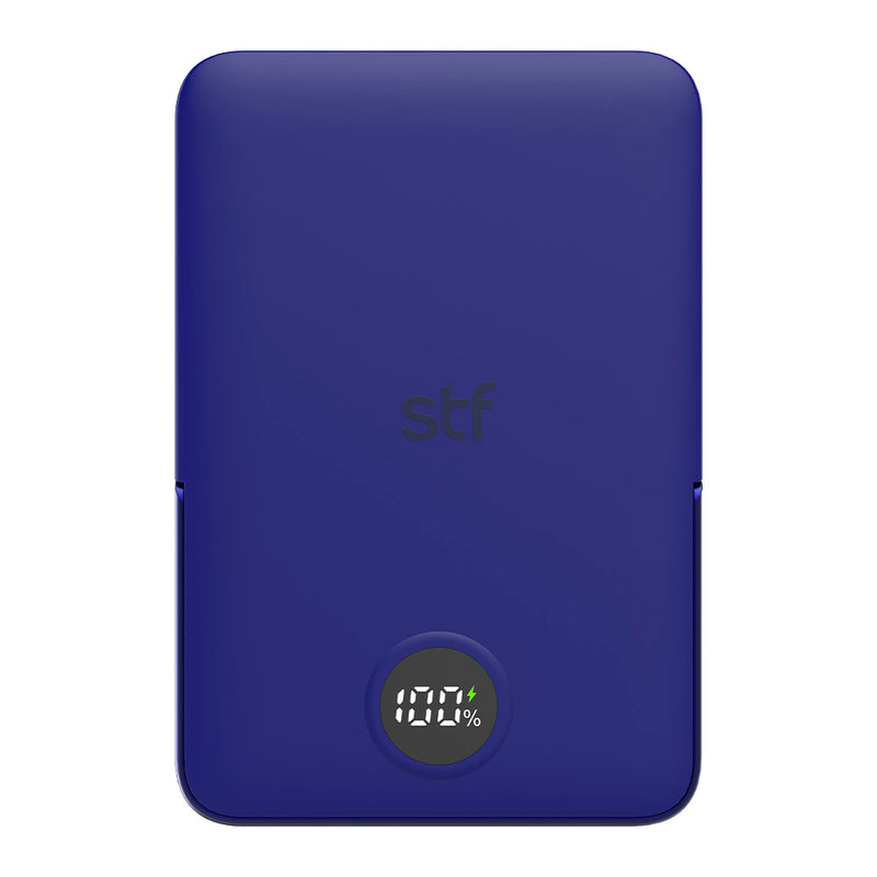 Batería Power Bank Portátil STF 5000 mAh 20W Carga Magnética Azul