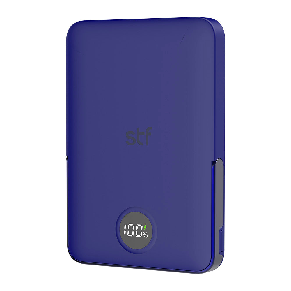 Batería Power Bank Portátil STF 5000 mAh 20W Carga Magnética Azul ...