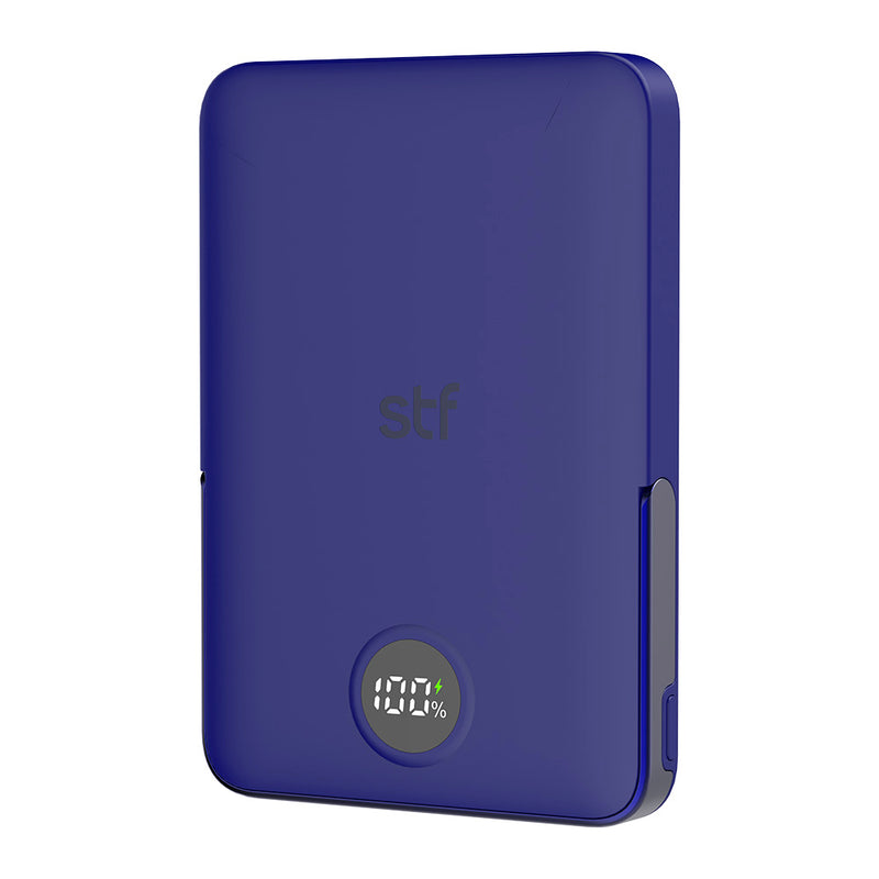 Batería Power Bank Portátil STF 5000 mAh 20W Carga Magnética Azul