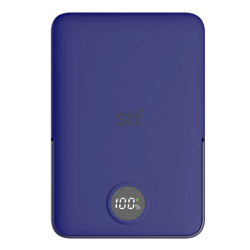 Batería Power Bank Portátil STF 10 000 mAh 20W Carga Magnética Azul