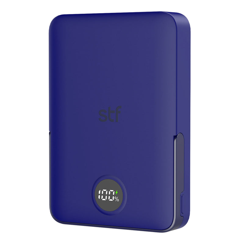 Batería Power Bank Portátil STF 10 000 mAh 20W Carga Magnética Azul