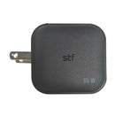 Cargador Pared GaN 65W 3 Salidas + Adaptadores UK/EU/AU Carga Ultra Rápida