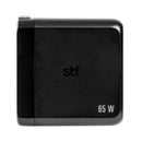 Cargador Pared GaN 65W 3 Salidas Tipo C Dual + USB Carga Ultra Rápida