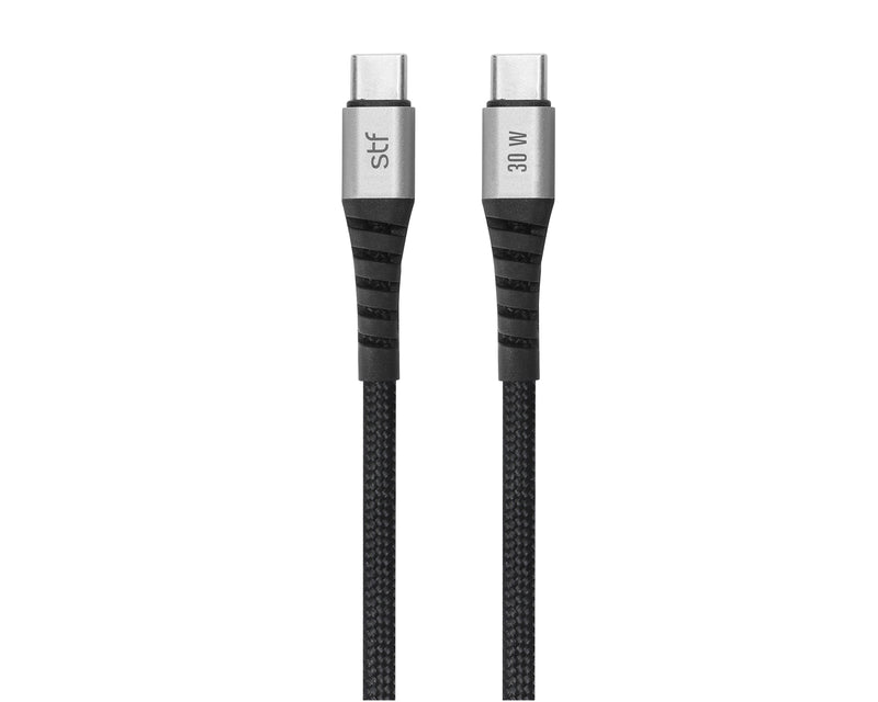 Cable para celular | STF Tipo C - Tipo C | 1.8 m Carga ultra rápida 30W