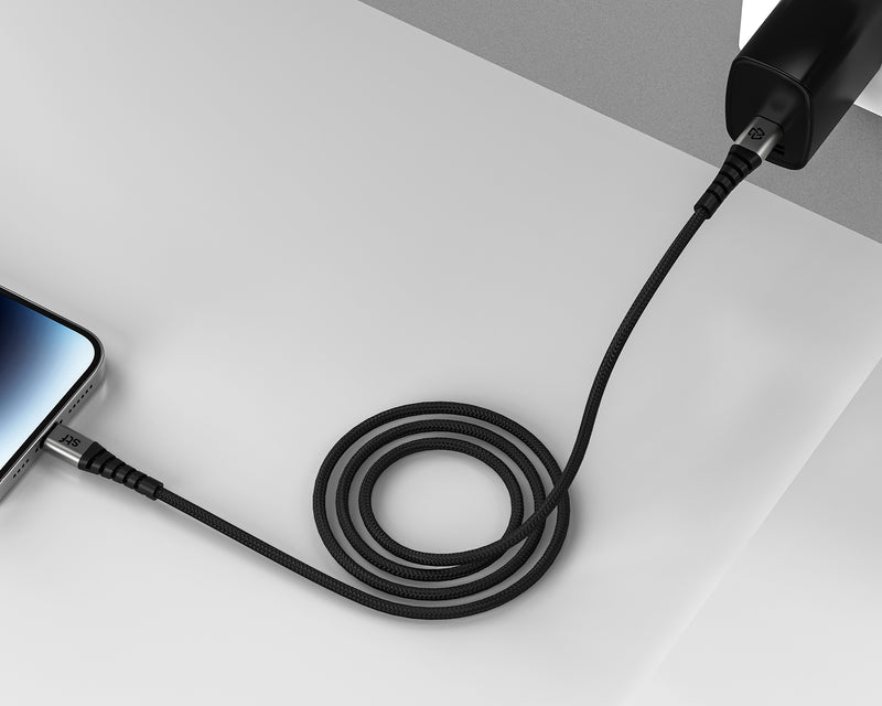 Cable para celular | STF Tipo C - Tipo C | 1.8 m Carga ultra rápida 30W
