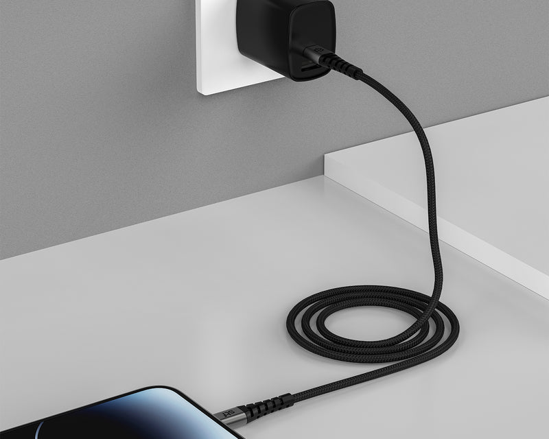 Cable para celular | STF Tipo C - Tipo C | 1.8 m Carga ultra rápida 30W