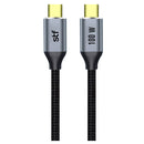 Cable USB C a C 100W 4K UHD 1.8m: Carga Ultra Rápida y Video