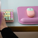 Mousepad  | STF VIVA! | base gel, reposamuñecas Rosa