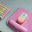 Mousepad  | STF VIVA! | base gel, reposamuñecas Rosa