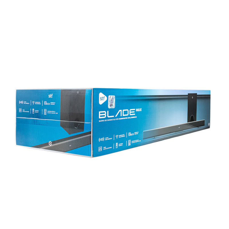 Barra de sonido bocina | STF Blade Max | 2.1 subwoofer inalámbrico audio óptico 60W