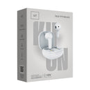 Audífonos Inalámbricos Tws Kun STF 12hrs Uso Blanco