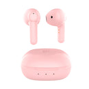 Audífonos inalámbricos TWS STF Kun: 12 hrs uso, Rosa