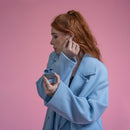 Audífonos inalámbricos TWS Aurum STF: 4hrs uso, micrófono llamadas, Azul