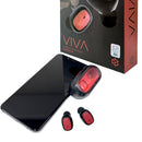 Audífonos TWS STF VIVA: Sonido Premium, Batería 12H, Micrófono, Rojo