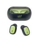 Audífonos TWS STF VIVA: Sonido Premium, Batería 12H, Micrófono, Verde