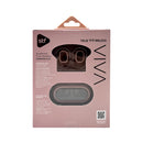 Audífonos TWS STF VIVA: Sonido Premium, Batería 12H, Micrófono, Rosa
