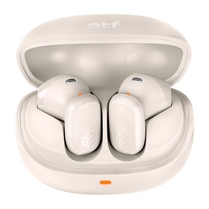 Audífonos inalámbricos TWS | STF Essential | 6hrs uso protección IPX4 extra ligeros Blanco