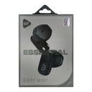 Audífonos inalámbricos TWS Essential STF: 6hrs uso, protección IPX4, extra ligeros, Negro