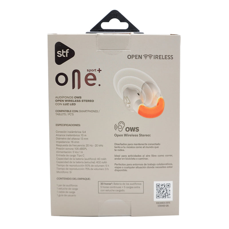 Audífonos inalámbricos OWS | STF Sport One Plus | 5hrs uso protección IPX5