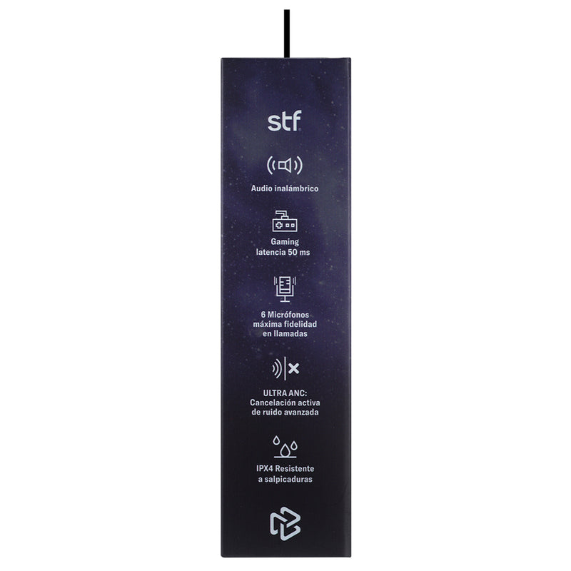 Audífonos inalámbricos TWS | STF Nebula ultra ANC | 6hrs uso protección IPX4 6 microfonos