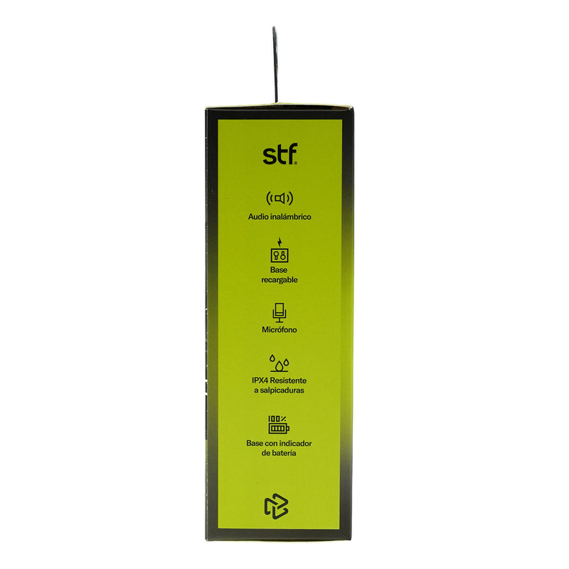 Audífonos Urban Wild TWS STF: 12H Batería, Micrófono, Resistencia IPX4, Negro