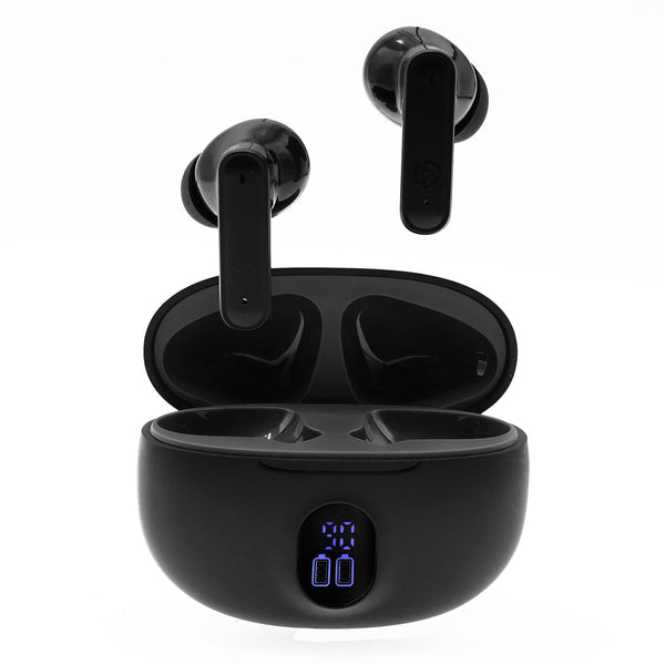 Audífonos Urban Wild TWS STF: 12H Batería, Micrófono, Resistencia IPX4, Negro