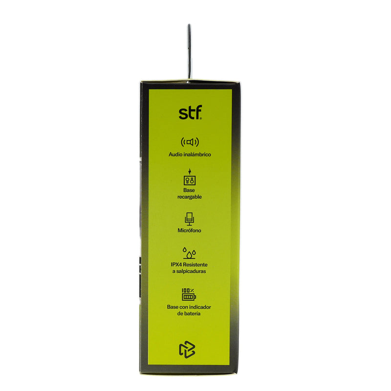 Audífonos Urban Wild TWS STF: 12H Batería, Micrófono, Resistencia IPX4, Blanco