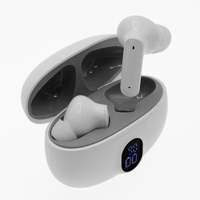 Audífonos Urban Wild TWS STF: 12H Batería, Micrófono, Resistencia IPX4, Blanco