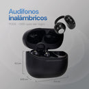 Audífonos Open Ear STF One: OWS, 20h batería, micrófono, Negro