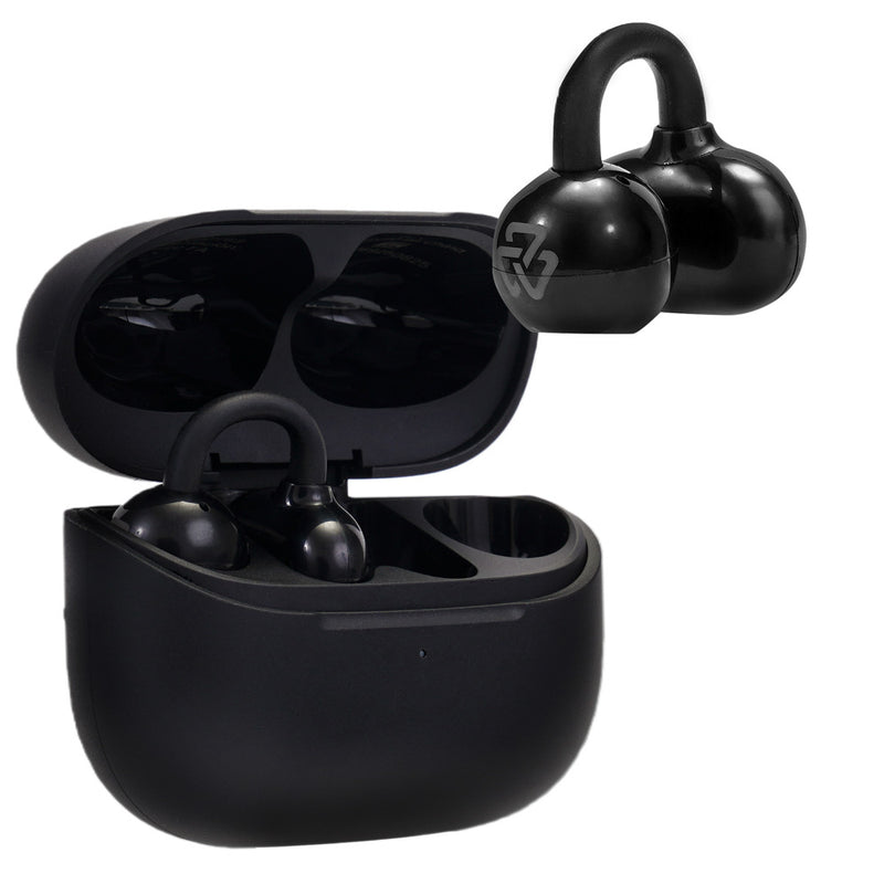 Audífonos Open Ear STF One: OWS, 20h batería, micrófono, Negro
