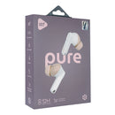 Audífonos inalámbricos TWS STF Pure: 3hrs uso, protección IPX4, micrófono Rosa