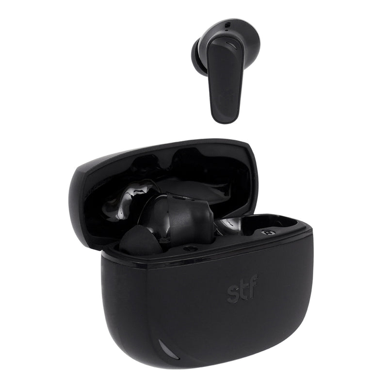 Audífonos inalámbricos TWS | STF One ENC | 7hrs uso protección IPX4 4 micrófonos Negro
