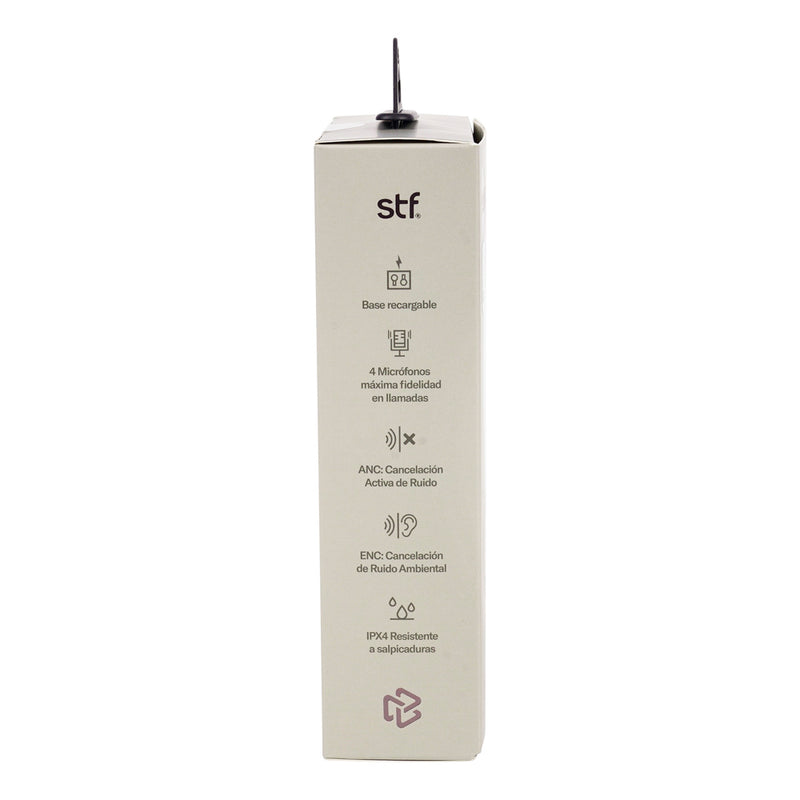 Audífonos inalámbricos TWS | STF One Plus ANC ENC | 6hrs uso protección IPX4 4 micrófonos Rosa