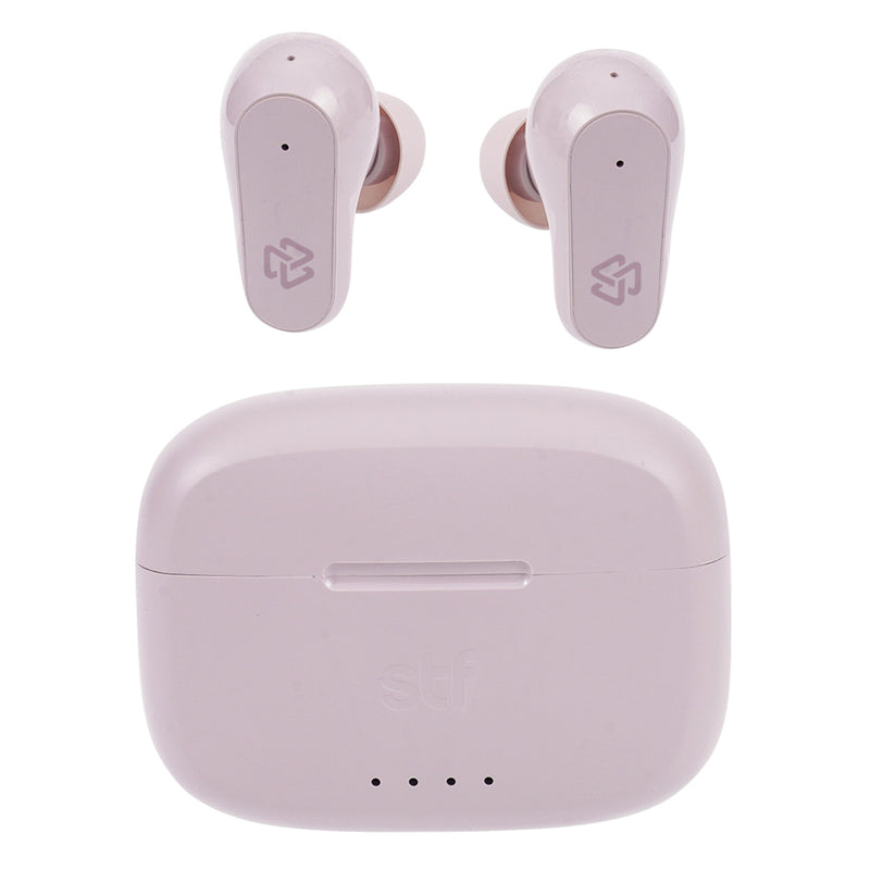 Audífonos inalámbricos TWS | STF One Plus ANC ENC | 6hrs uso protección IPX4 4 micrófonos Rosa