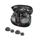 Audífonos inalámbricos TWS STF Pure: 3hrs uso, protección IPX4, micrófono Negro