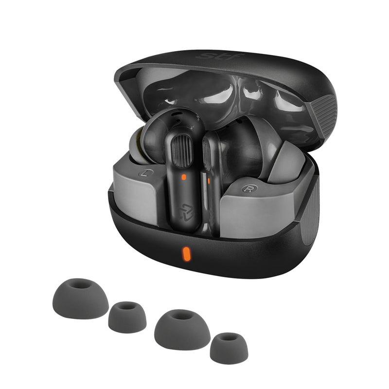 Audífonos inalámbricos TWS | STF Pure | 3hrs uso protección IPX4 Negro