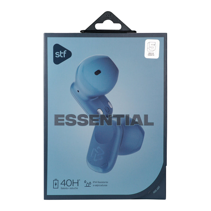 Audífonos inalámbricos TWS | STF Essential | 6hrs uso protección IPX4 extra ligeros Azul