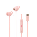 Audifonos alámbricos In-Ear STF Gravity: Tipo C, Micrófono, Rosa