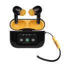 Audífonos inalámbricos TWS STF Tracke: ANC, 5hrs uso, pantalla LCD táctil