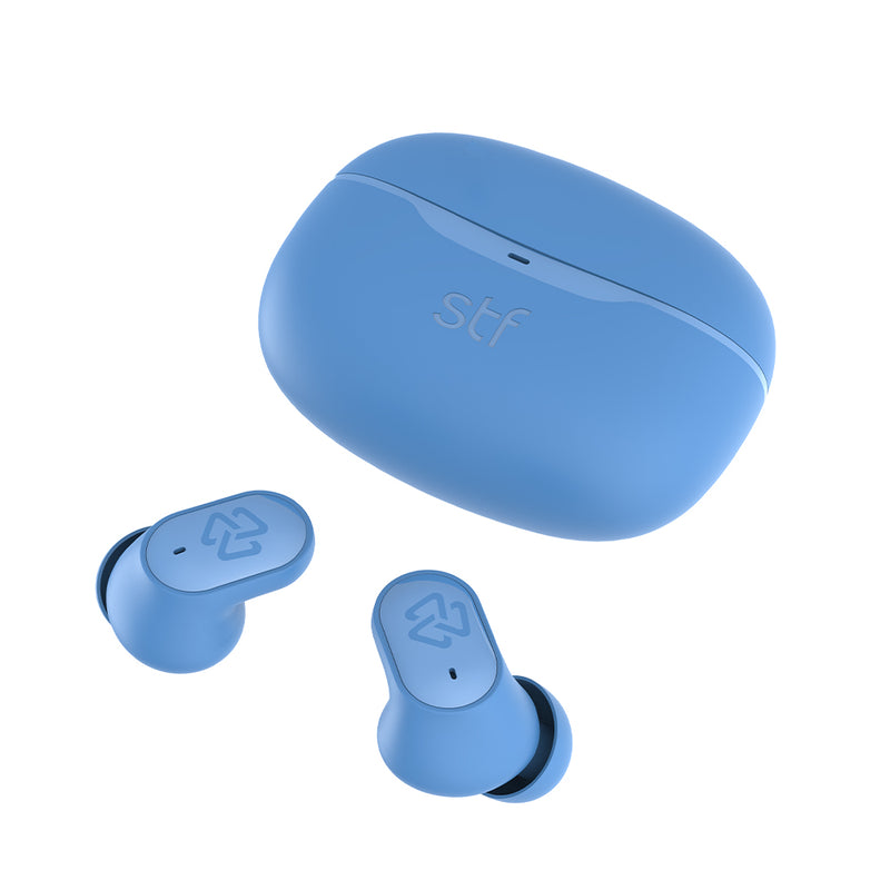 Audífonos inalámbricos True Wireless | STF Dune | 42 Horas Uso IPX4 Azul