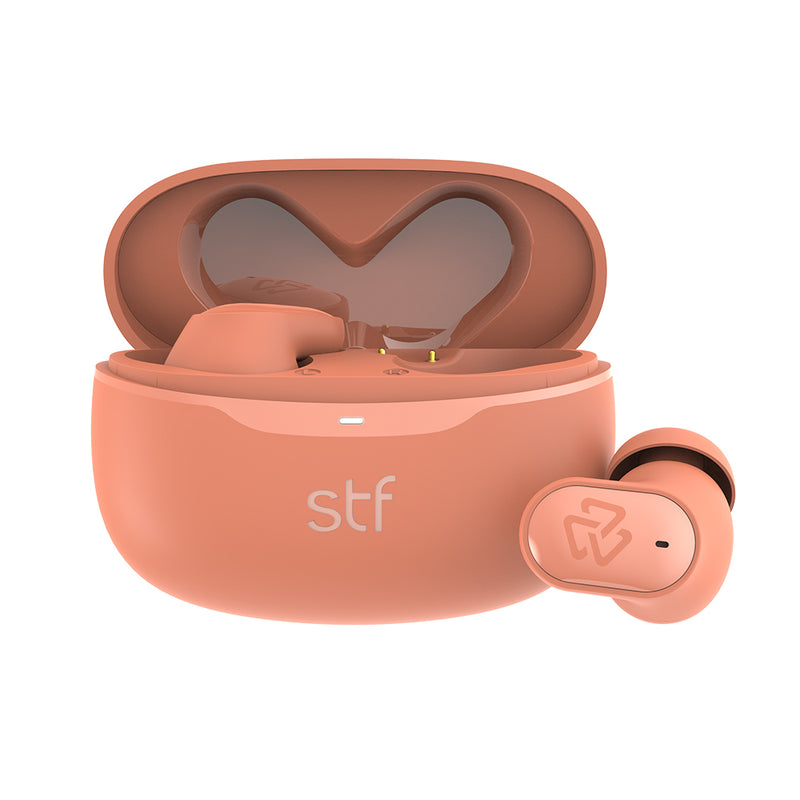 Audífonos Inalámbricos TWS | STF Dune ENC | 7 hr uso protección IPX4 naranja