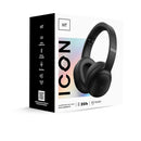 Audífonos inalámbricos On ear STF Icon: 25 hrs uso, función dual, Negro